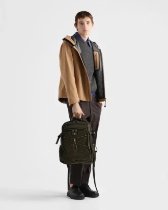 Prada スピードロック Re-Nylon＆レザー バックパック