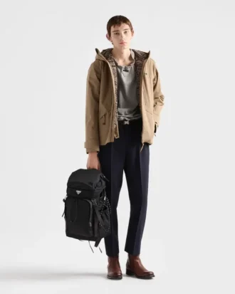 Prada スピードロック Re-Nylon＆レザー バックパック