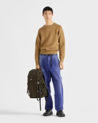 Prada スピードロック Re-Nylon＆レザー バックパック