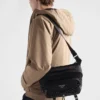 Prada スピードロック Re-Nylon＆レザー ショルダーバッグ