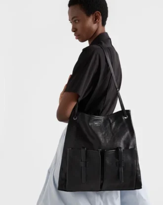 Prada Route ラージ レザーバッグ