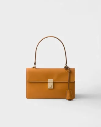 Prada Soft ミディアム レザー ショルダーバッグ