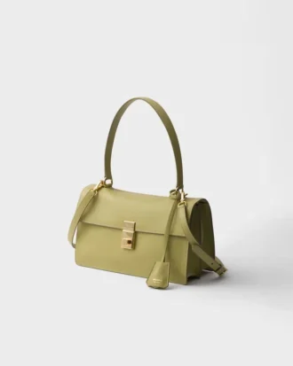 Prada Soft ミディアム レザー ショルダーバッグ