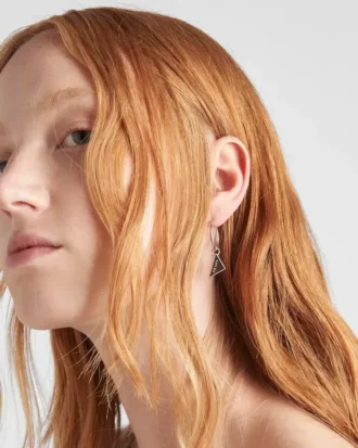 Prada Symbole ドロップイヤリング