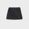軽量なキルティング加工のRe-Nylon製ミニスカート