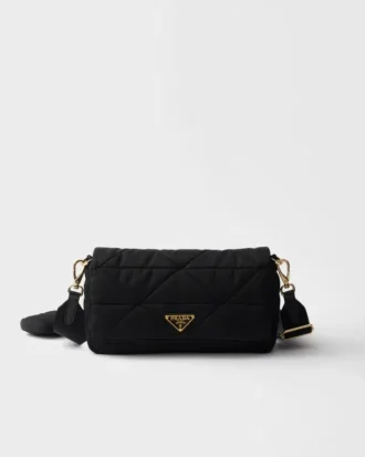 パッド入りRe-Nylon製ショルダーバッグ