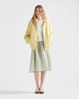 フルフローラルプリント Re-Nylonスカート