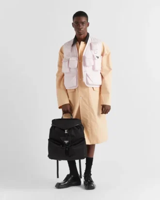 Re-Nylon＆レザー バックパック