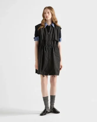 Re-Nylon ミニドレス