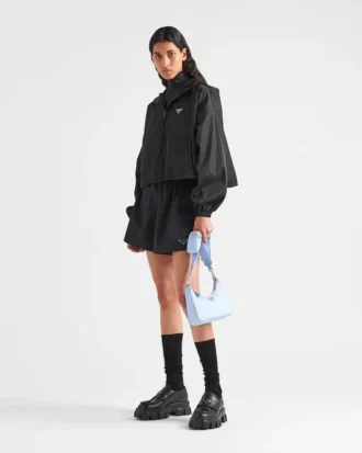 Re-Nylon クロップドジャケット