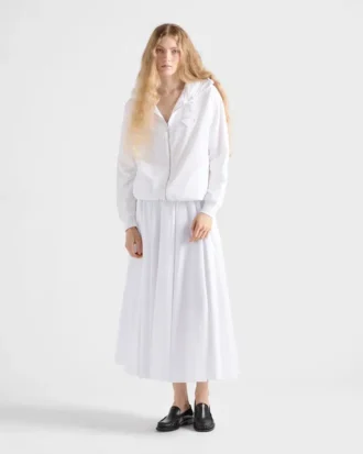 軽量Re-Nylon製フード付きレインコート