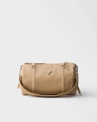 大型 Re-Nylon＆Saffianoレザー ダッフルバッグ