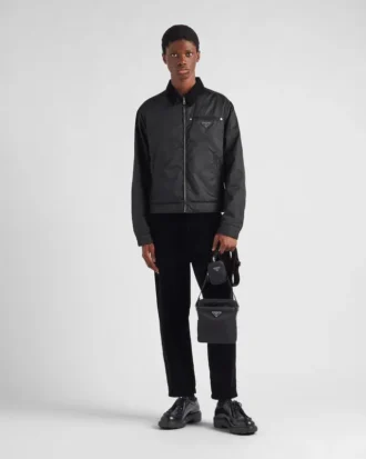 Re-Nylon＆Saffiano ショルダーバッグ