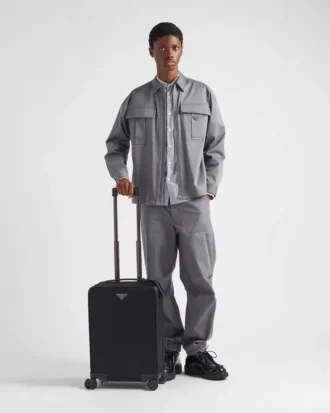 Re-NylonとSaffianoレザーのトロリー