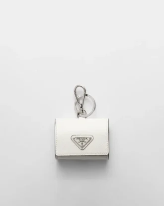 キーチェーン付きSaffianoレザー製ヘッドホンケース