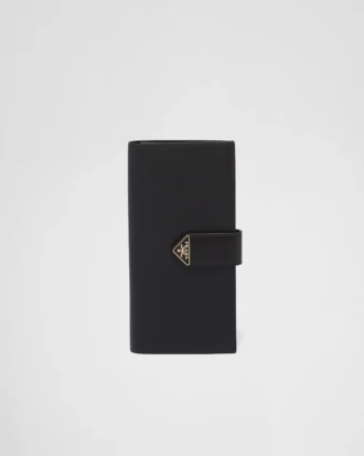 大型Saffiano＆スムースレザー ウォレット