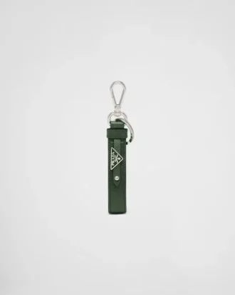 Saffianoレザー製キーホルダー