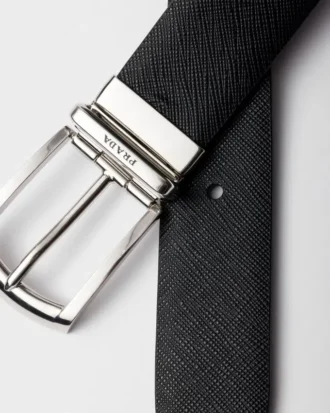 リバーシブル Saffianoレザー ベルト