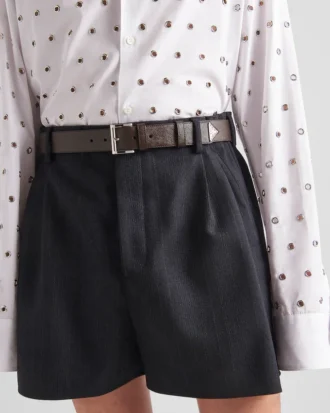 Saffianoレザーベルト