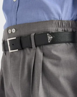 Saffianoレザーベルト