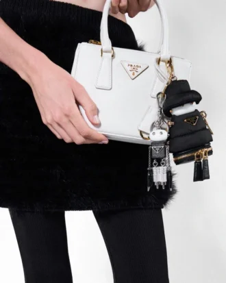 ロボット Saffianoレザー キーチェーンチャーム