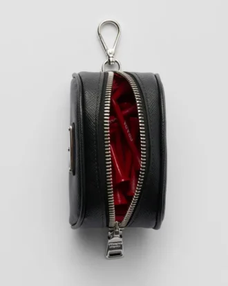 Saffianoレザー製ゴルフティーケース