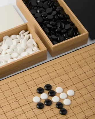 Saffianoレザー製囲碁セット