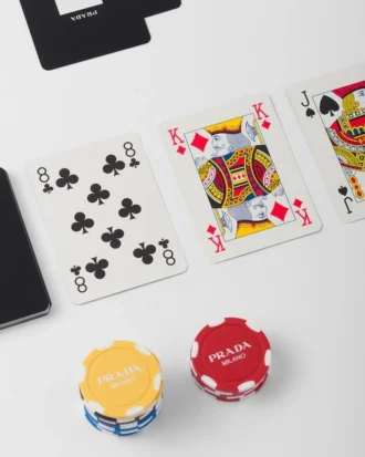 Saffianoレザー製ポーカーセット