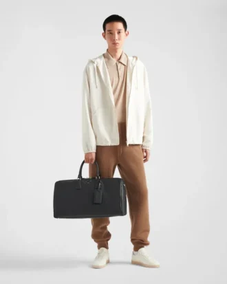 Saffianoレザー製トラベルバッグ