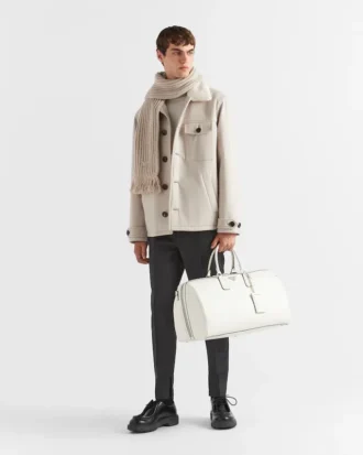 Saffianoレザー製トラベルバッグ