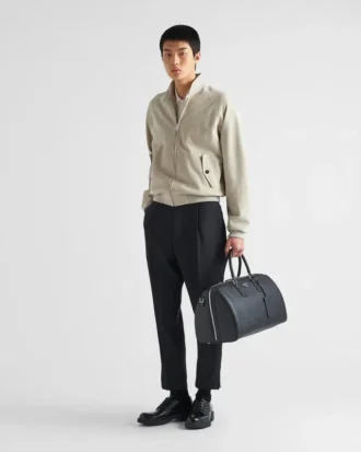 Saffianoレザー製トラベルバッグ