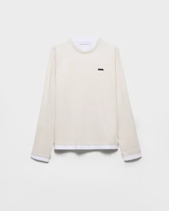 長袖コットンTシャツ