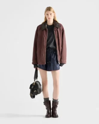 長袖ウール＆カシミアTシャツ