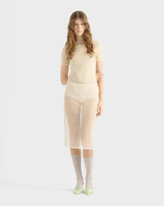 コットンチュールTシャツ