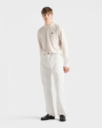 長袖コットンTシャツ