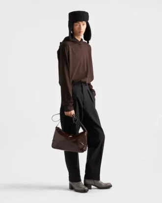 長袖コットンフーディーTシャツ