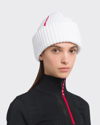 Tec Recナイロン リブ編みビーニー